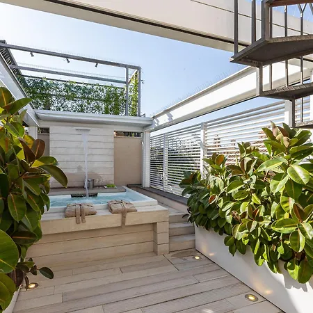 アパート Amazing Piazza Venezia With Jacuzzi And Terrace